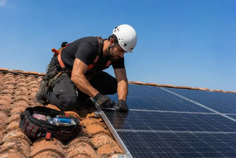 Maintenance et monitoring de panneaux solaires à Rivolet