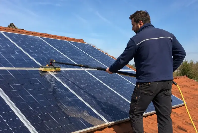 Nettoyage et entretien de panneaux solaires à Rivolet